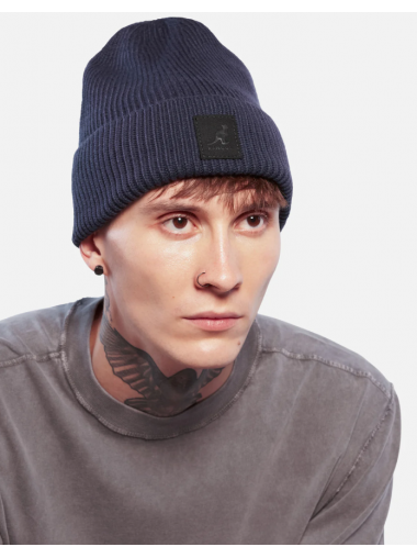 Kangol Patch Beanie Navy